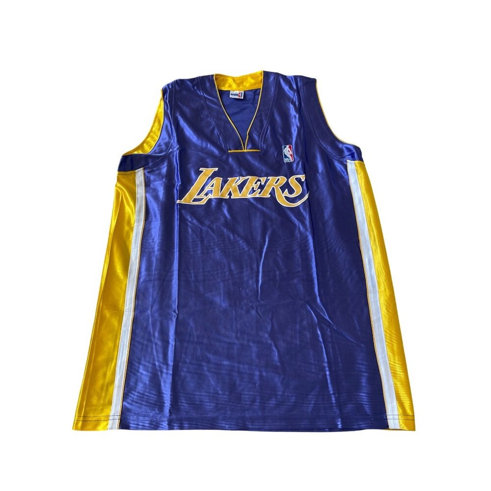NWOT Lakers Men's Purple and Gold Size XL Tank Top Jersey